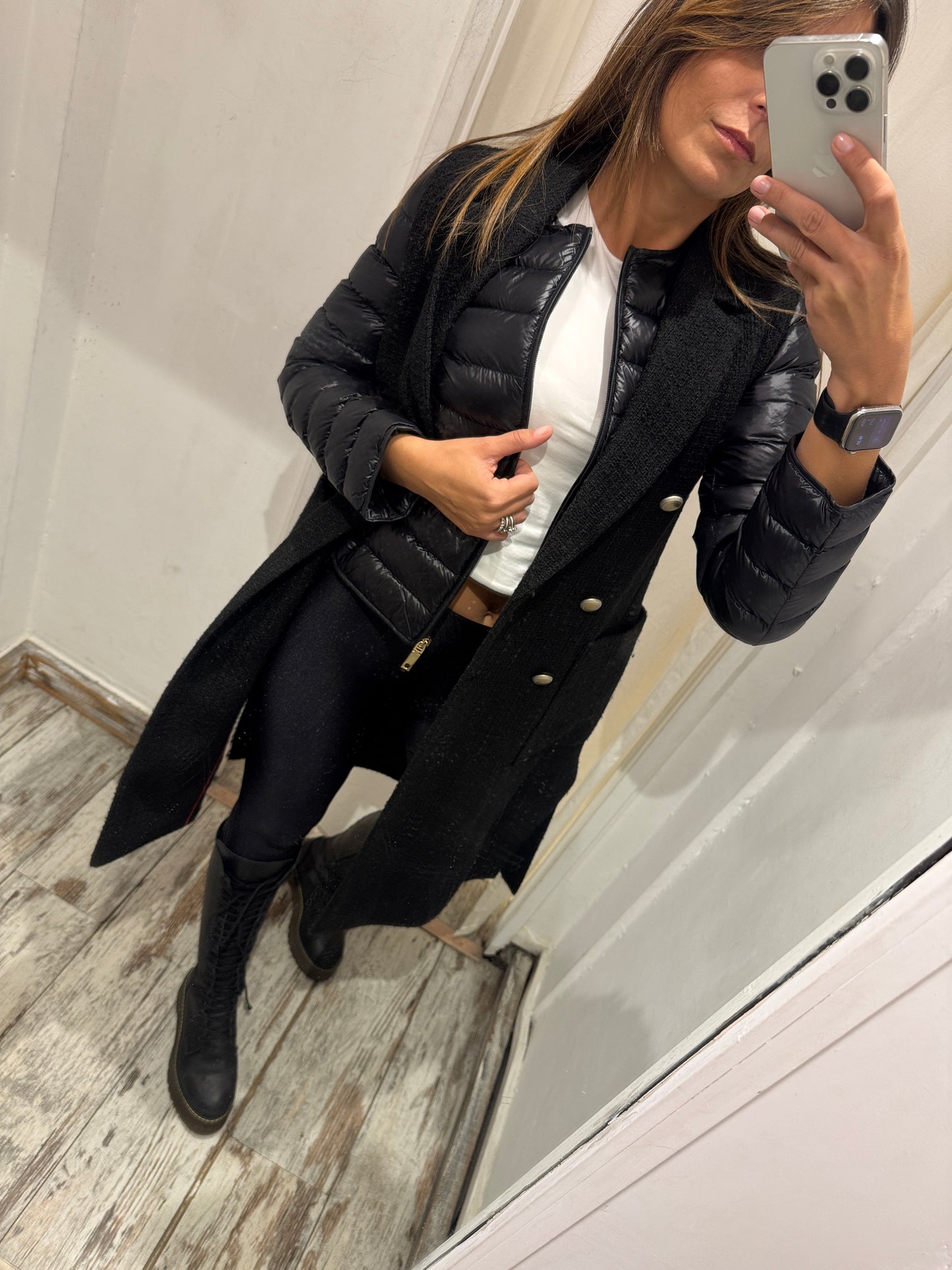CAPPOTTO DOPPIO MAX&CO NERO