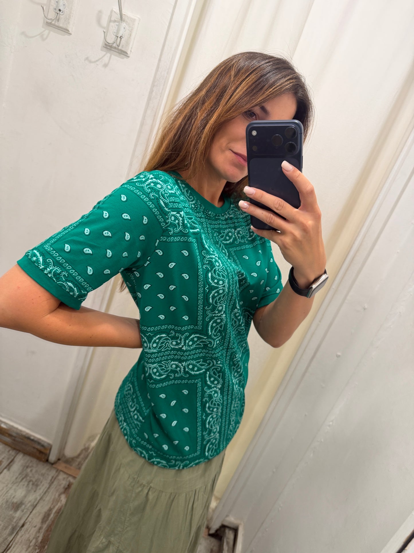 T-SHIRT BANDANA VERDE
