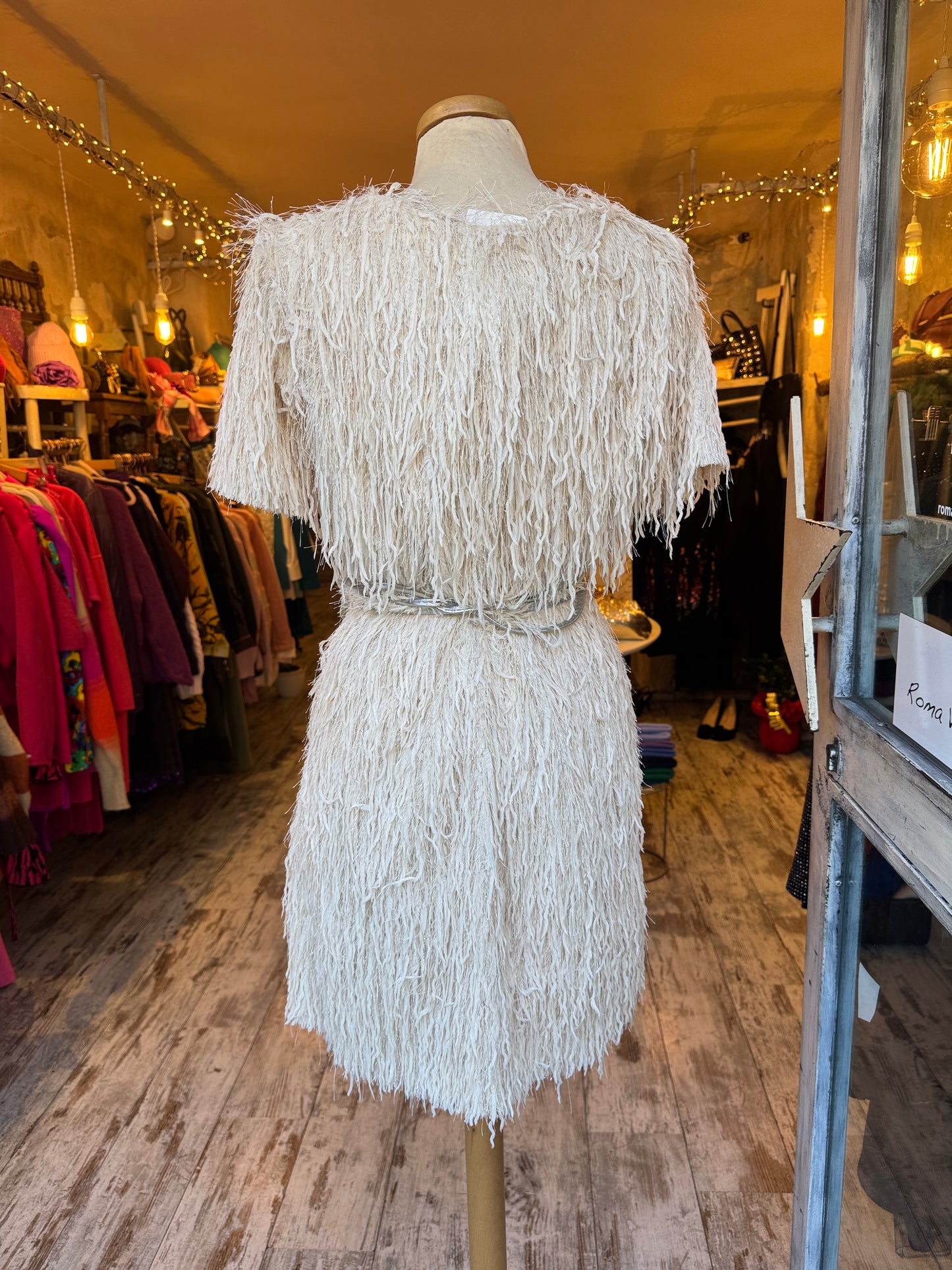 ABITO FRANGE LUREX PANNA