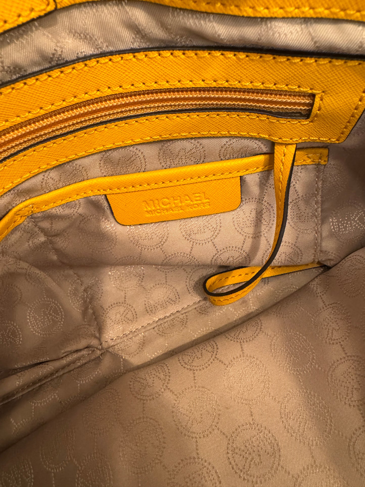 BORSA MICHAEL KORS FULTON GIALLO