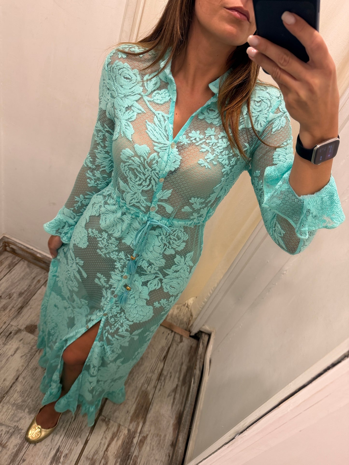 CHEMISIER RAFFAELLA D’ANGELO IN PIZZO TIFFANY