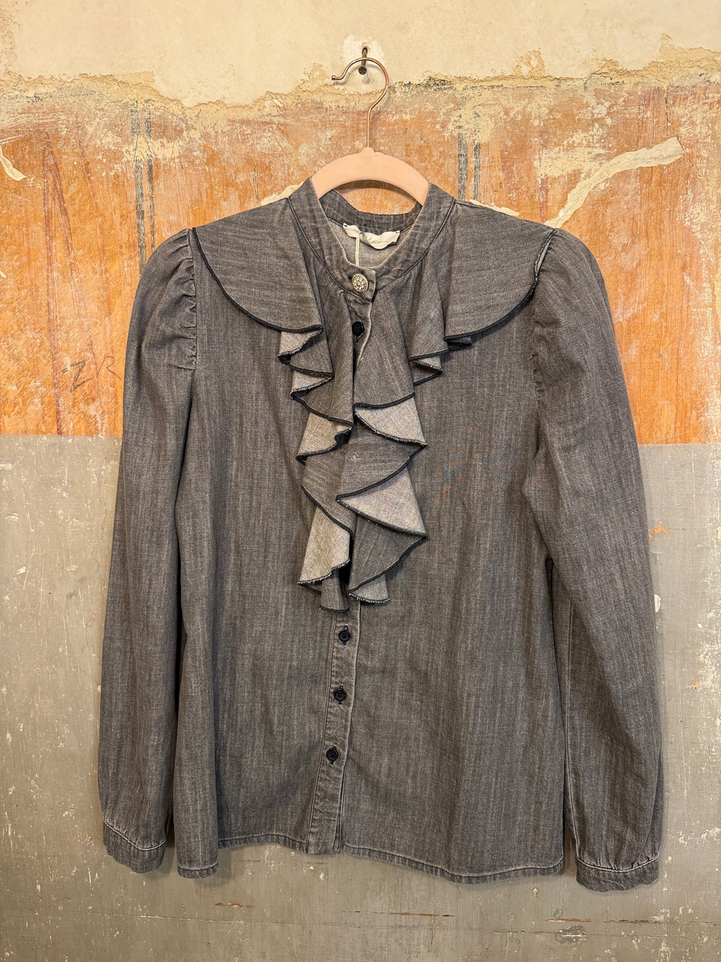 CAMICIA SO ALLURE DENIM GRIGIO