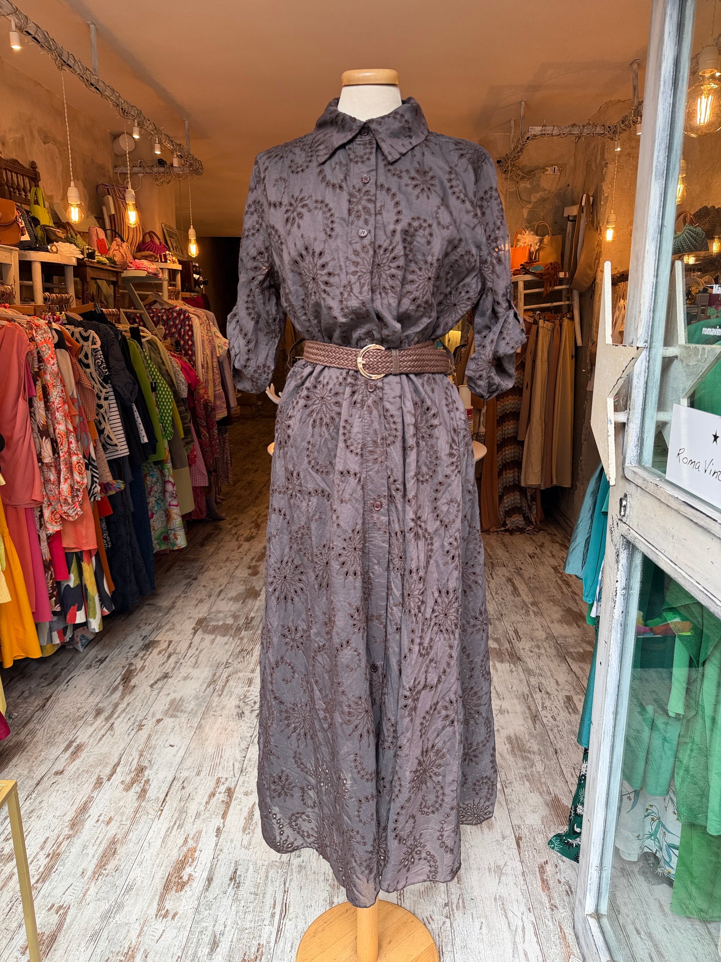 NEW COLLECTION - ABITO CHEMISIER SANGALLO MARRONE