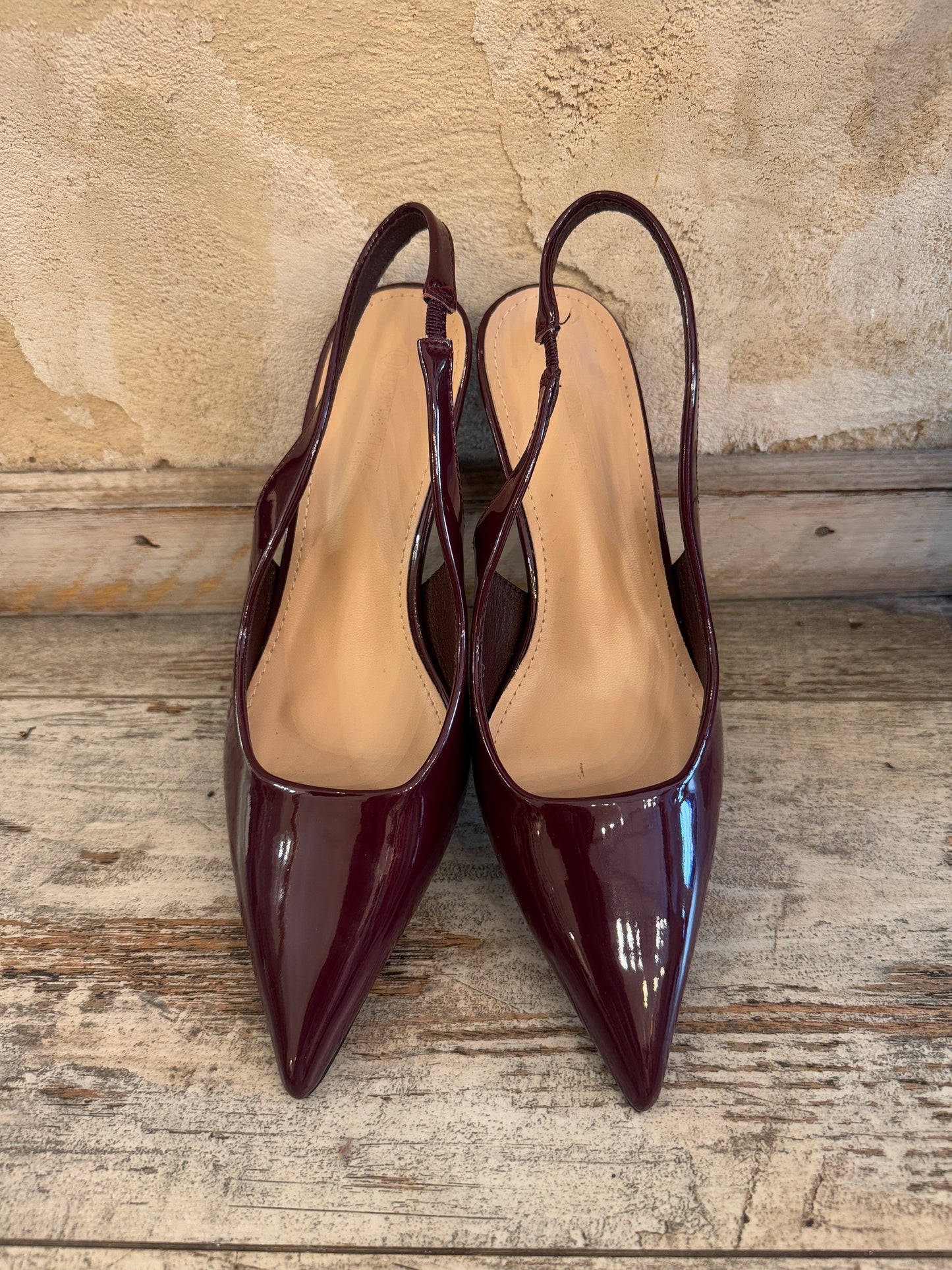 DECOLLETÈ SLINGBACK VERNICE BORDEAUX