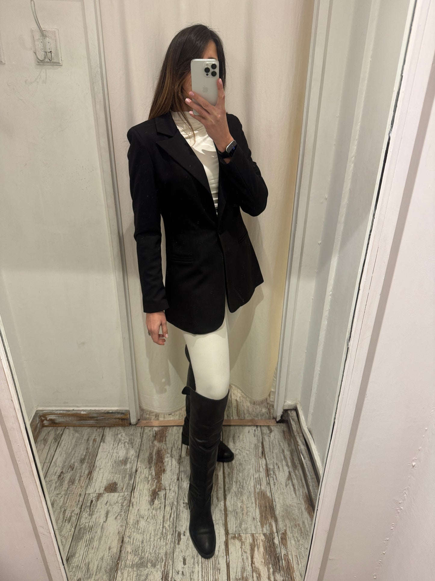 NEW COLLECTION - BLAZER LUNGO NERO