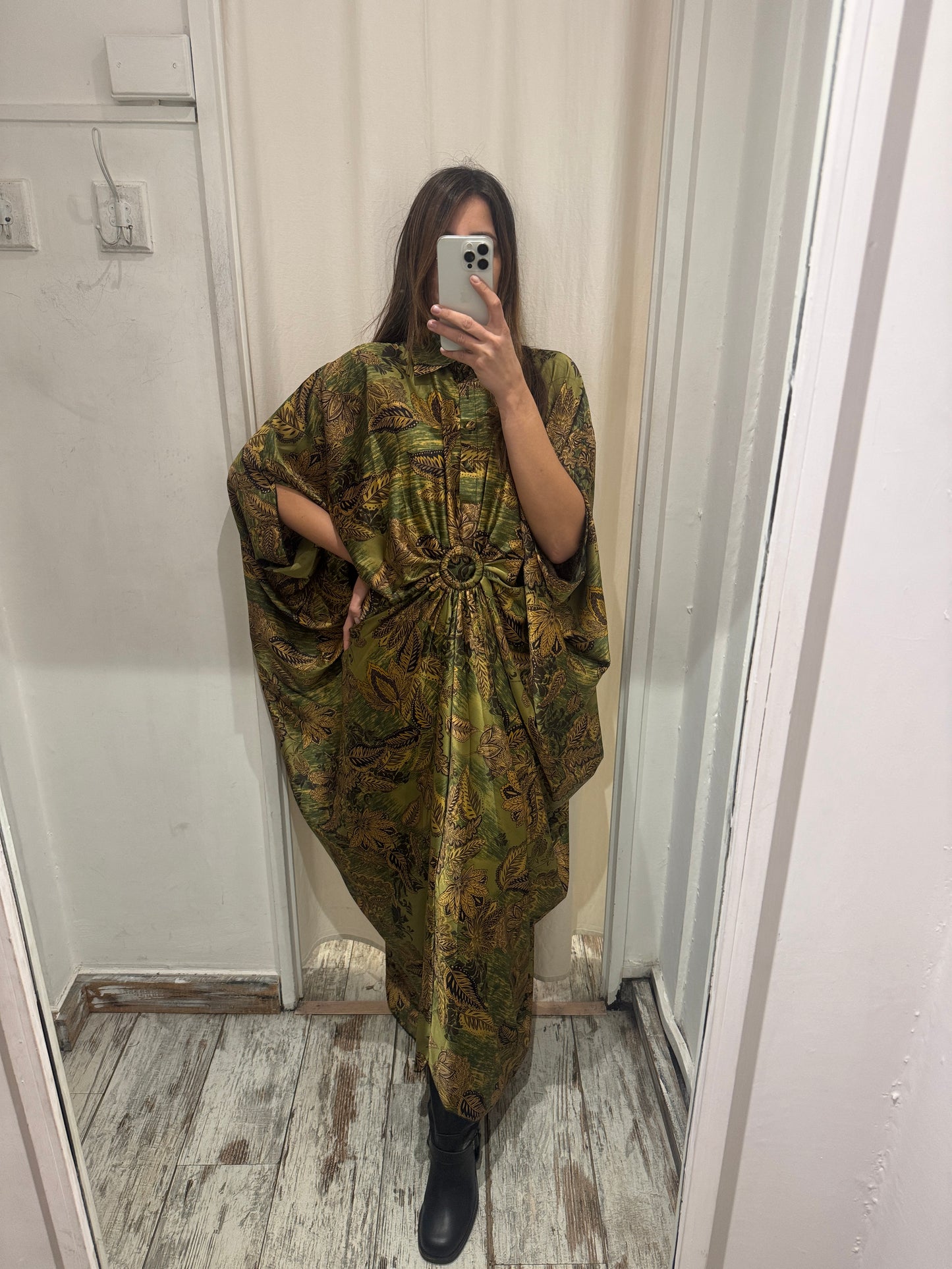 NEW COLLECTION - ABITO DRAPPEGGIO VERDE E ORO