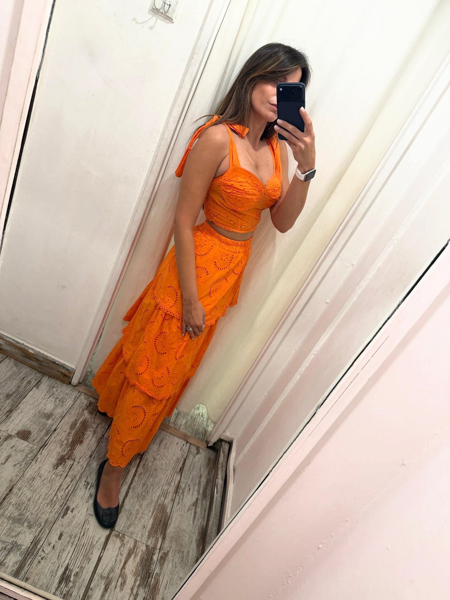 NEW COLLECTION - COORDINATO SANGALLO ARANCIO