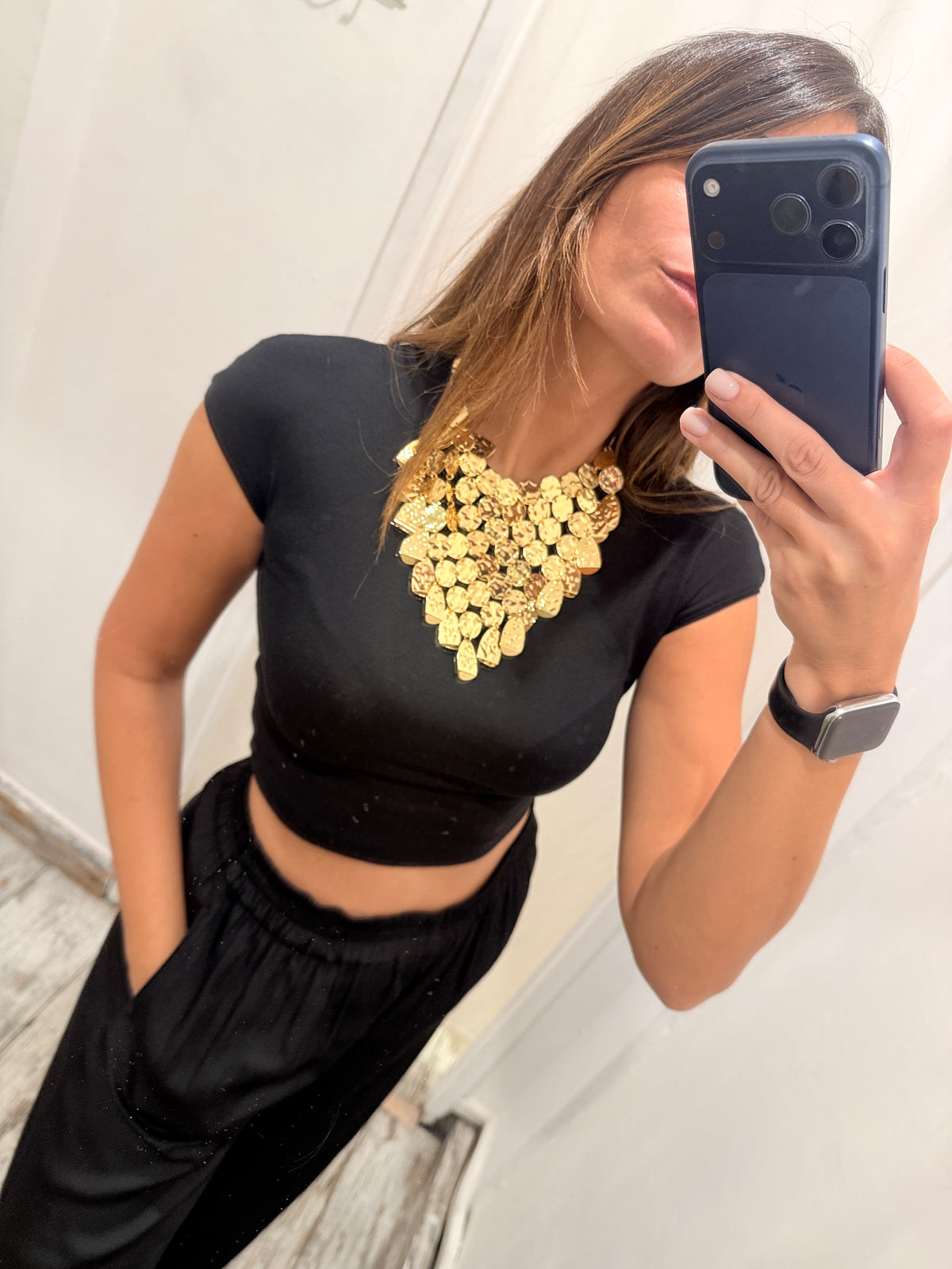COLLANA METALLO ORO