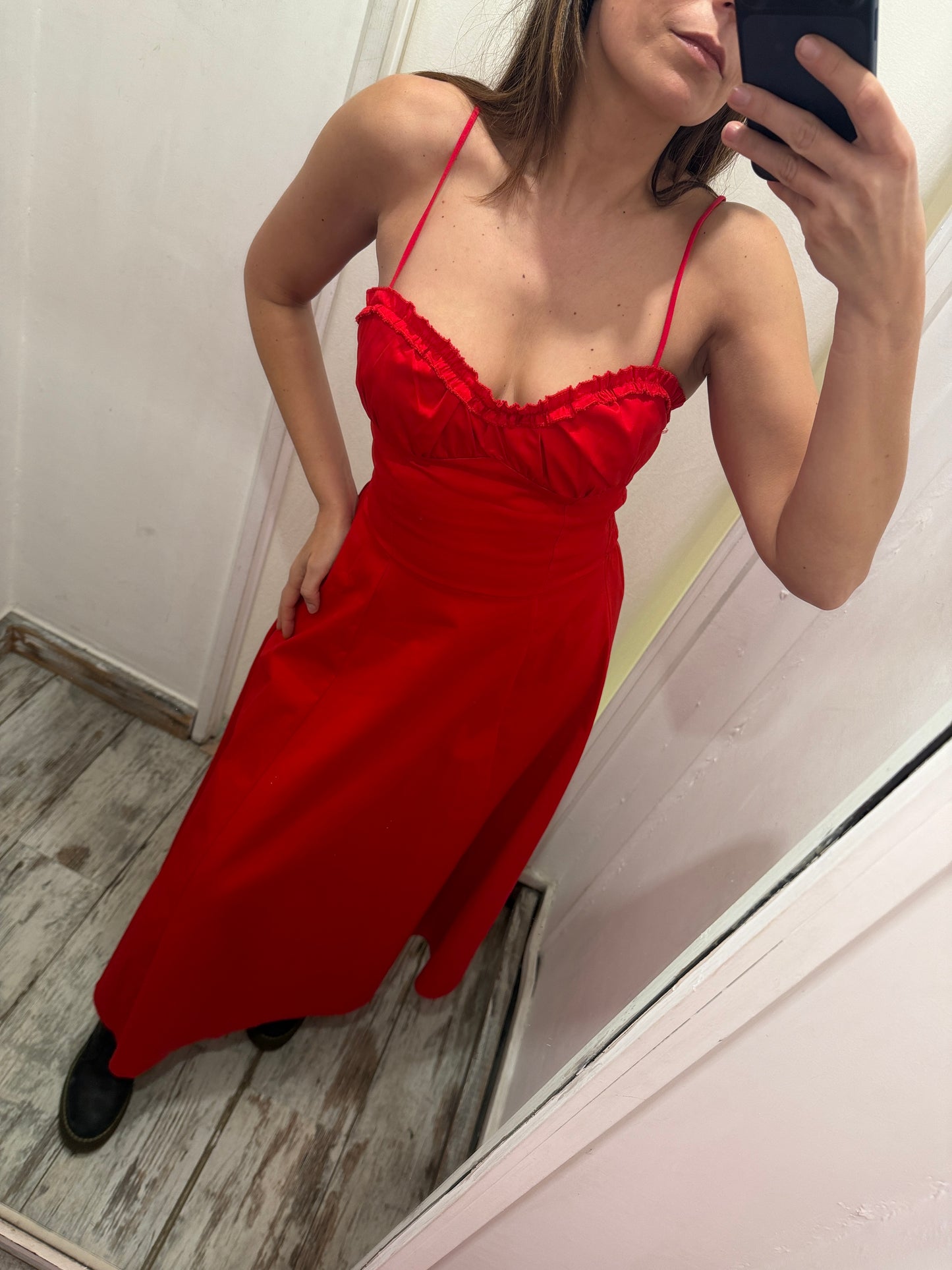 NEW COLLECTION - ABITO LONGUETTE ROSSO