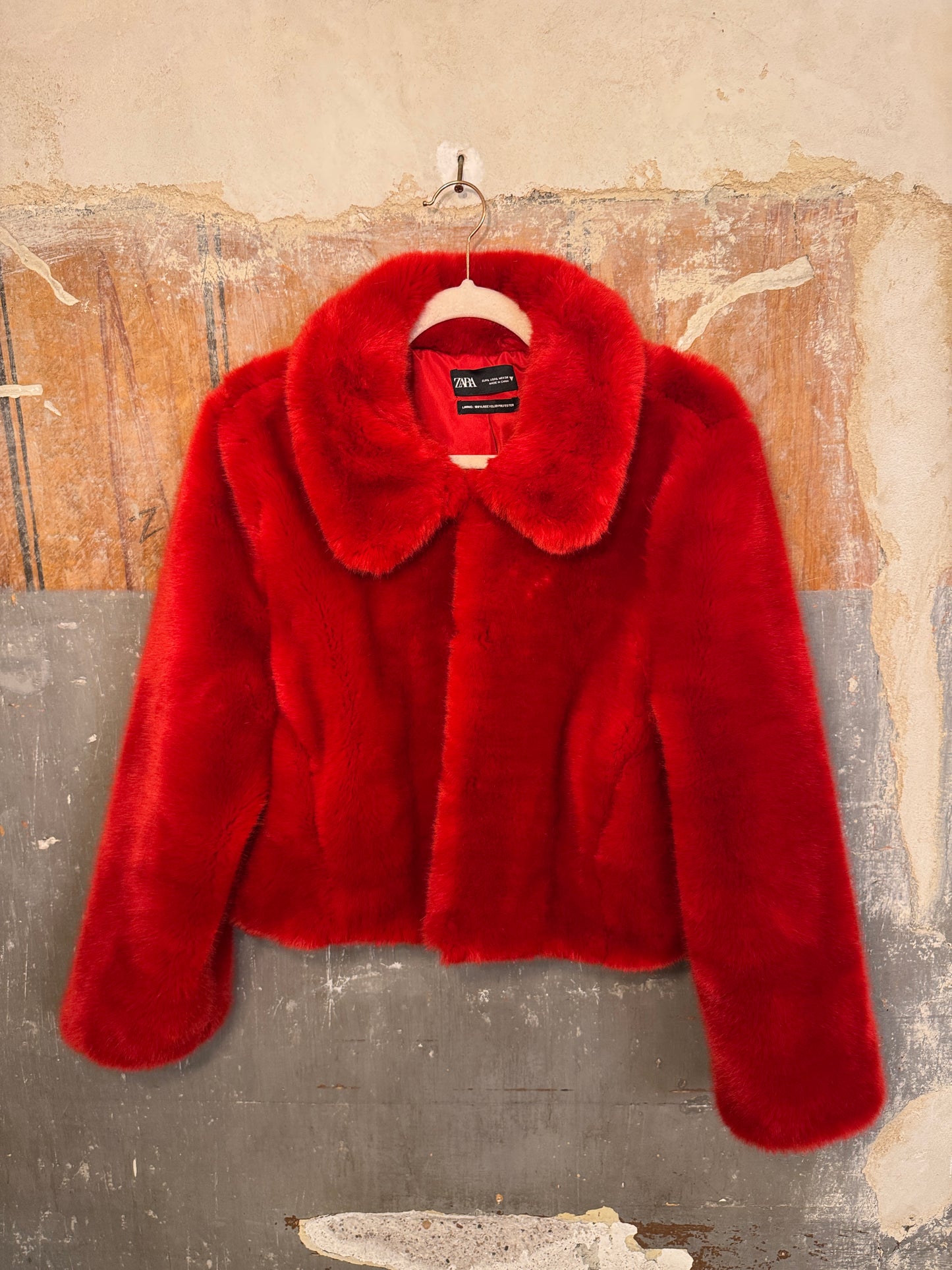 ECOPELLICCIA ZARA ROSSO