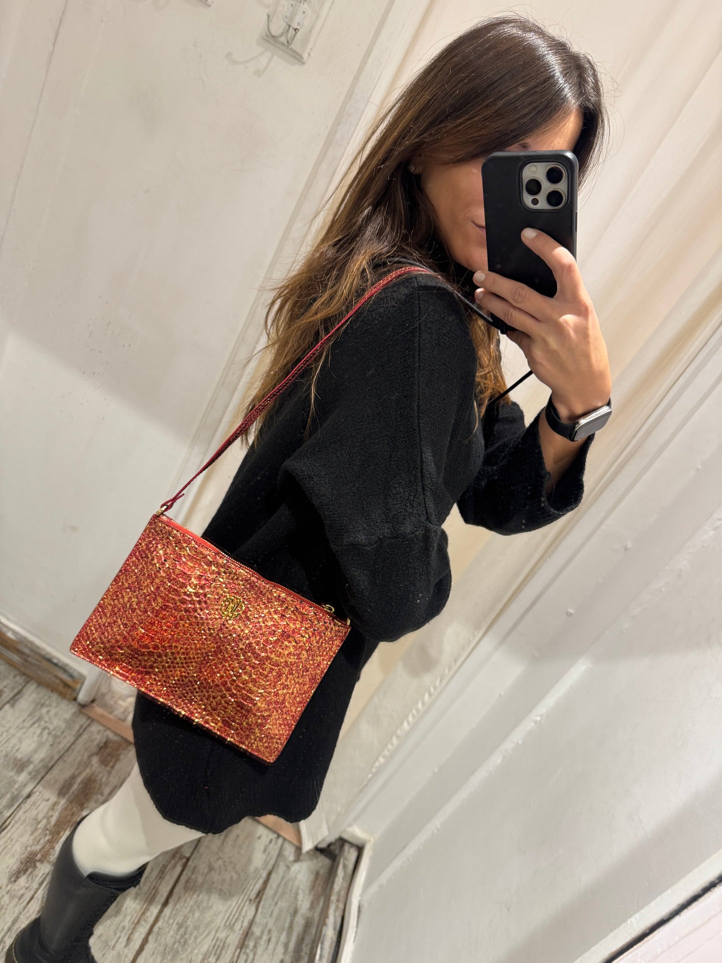 POCHETTE ROBERTO CAVALLI CON TRACOLLA