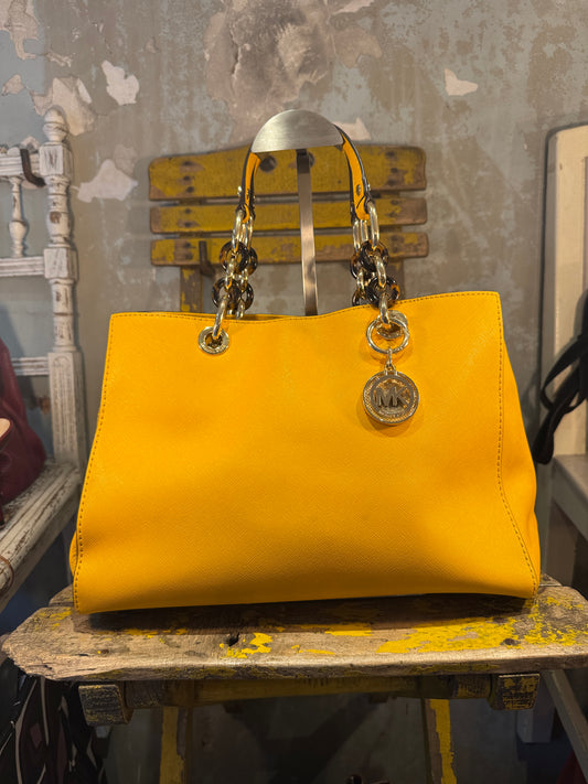 BORSA MICHAEL KORS FULTON GIALLO