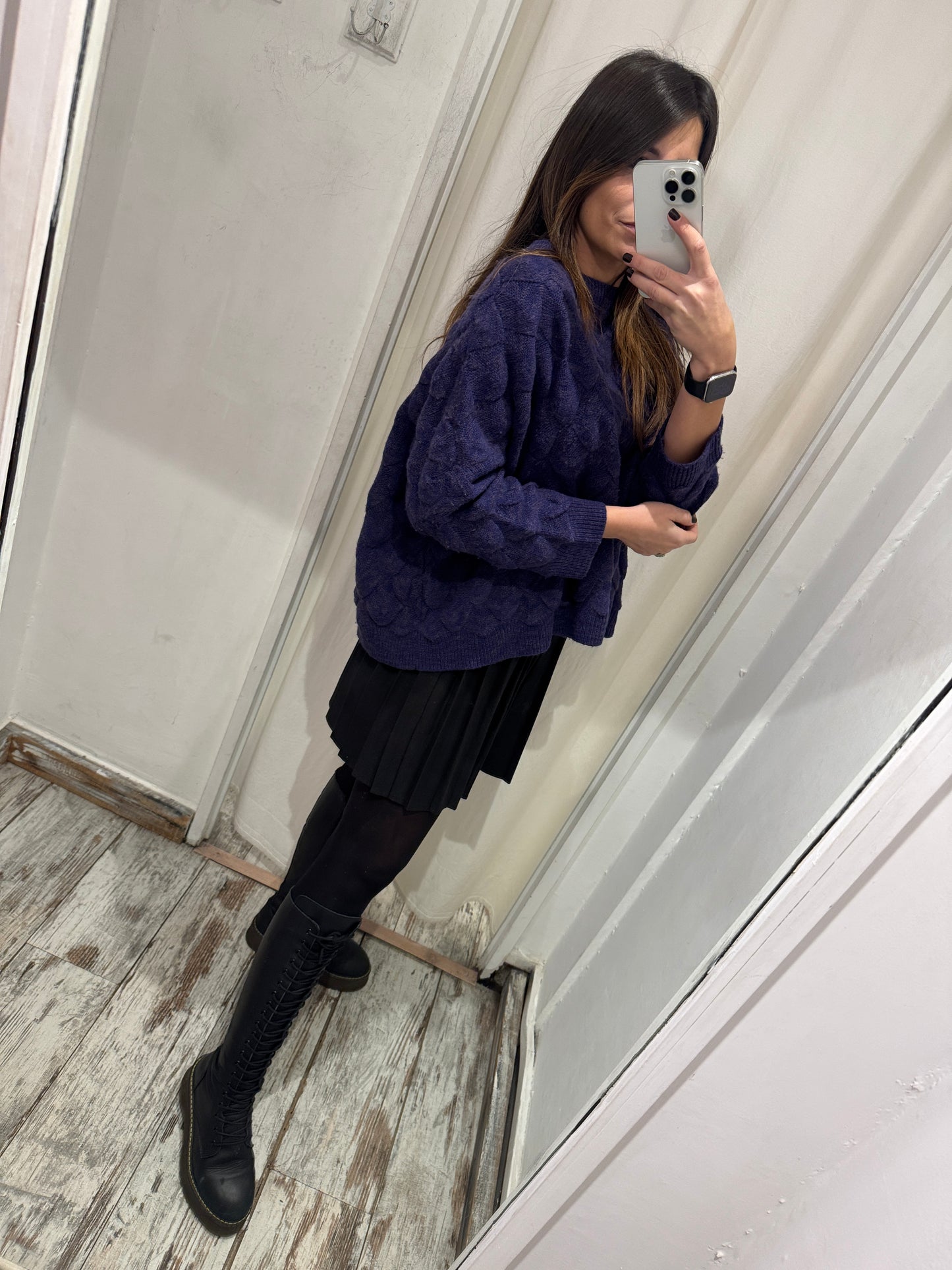 MAGLIA KUIT KUIT VIOLA OVER