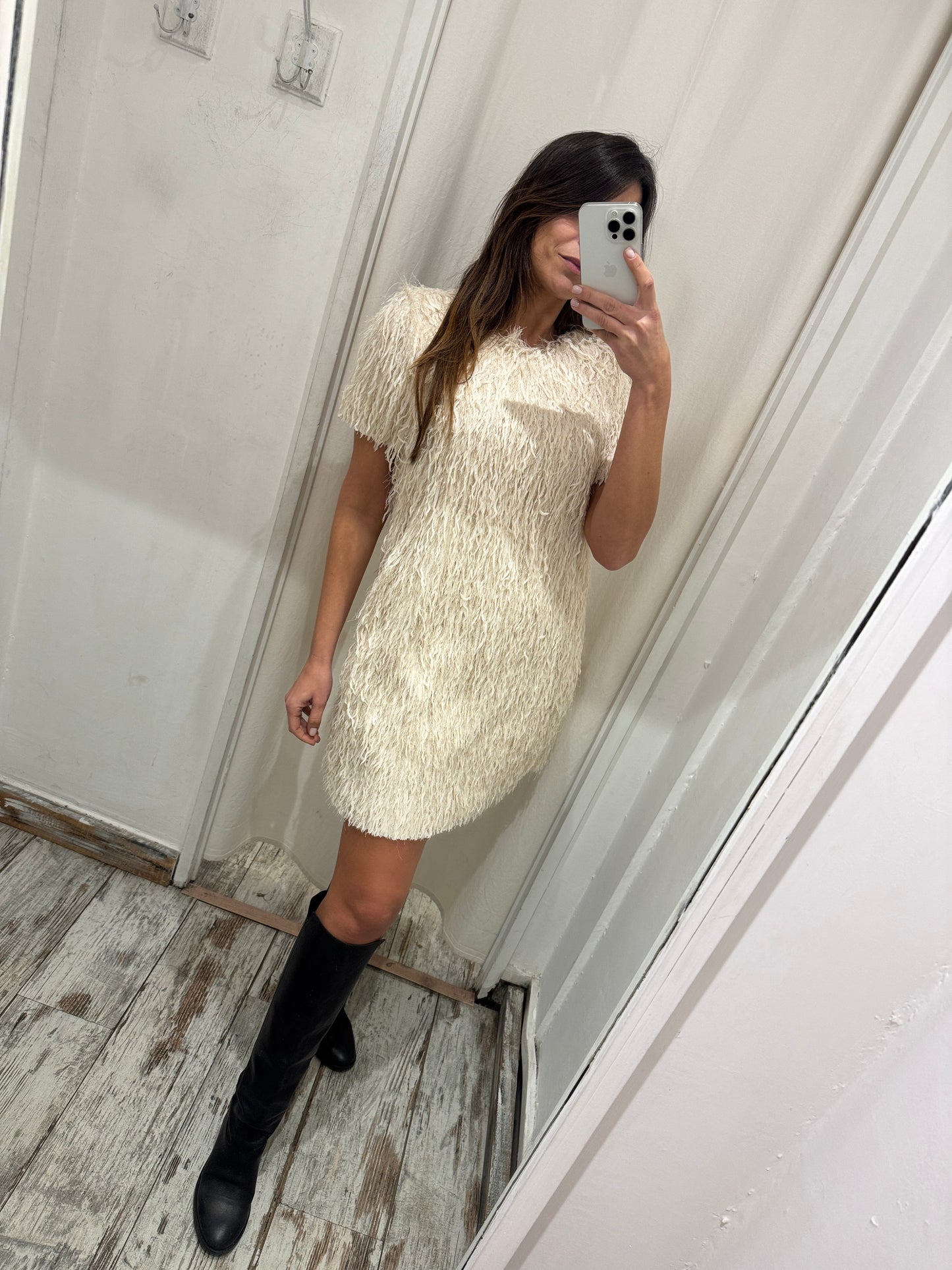 ABITO FRANGE LUREX PANNA