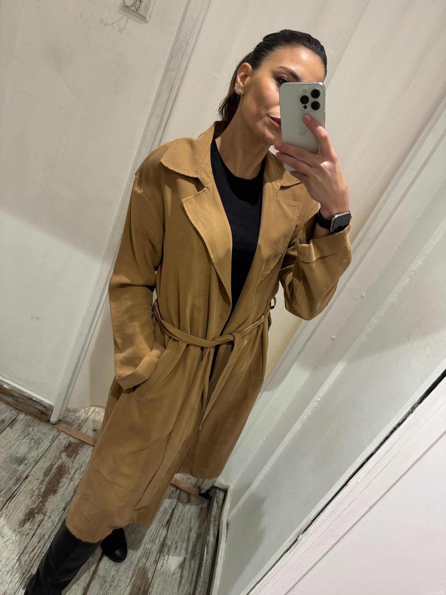NEW COLLECTION - TRENCH GUARDAROBA CAMMELLO