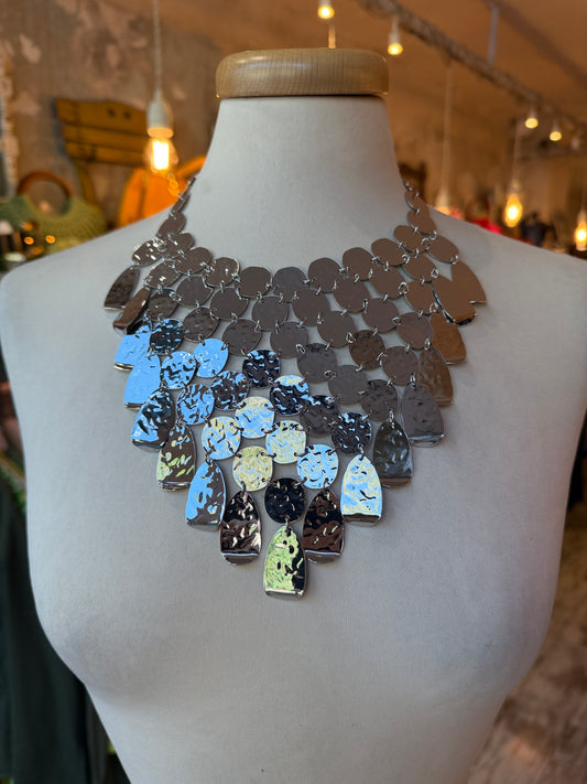 COLLANA METAL SILVER