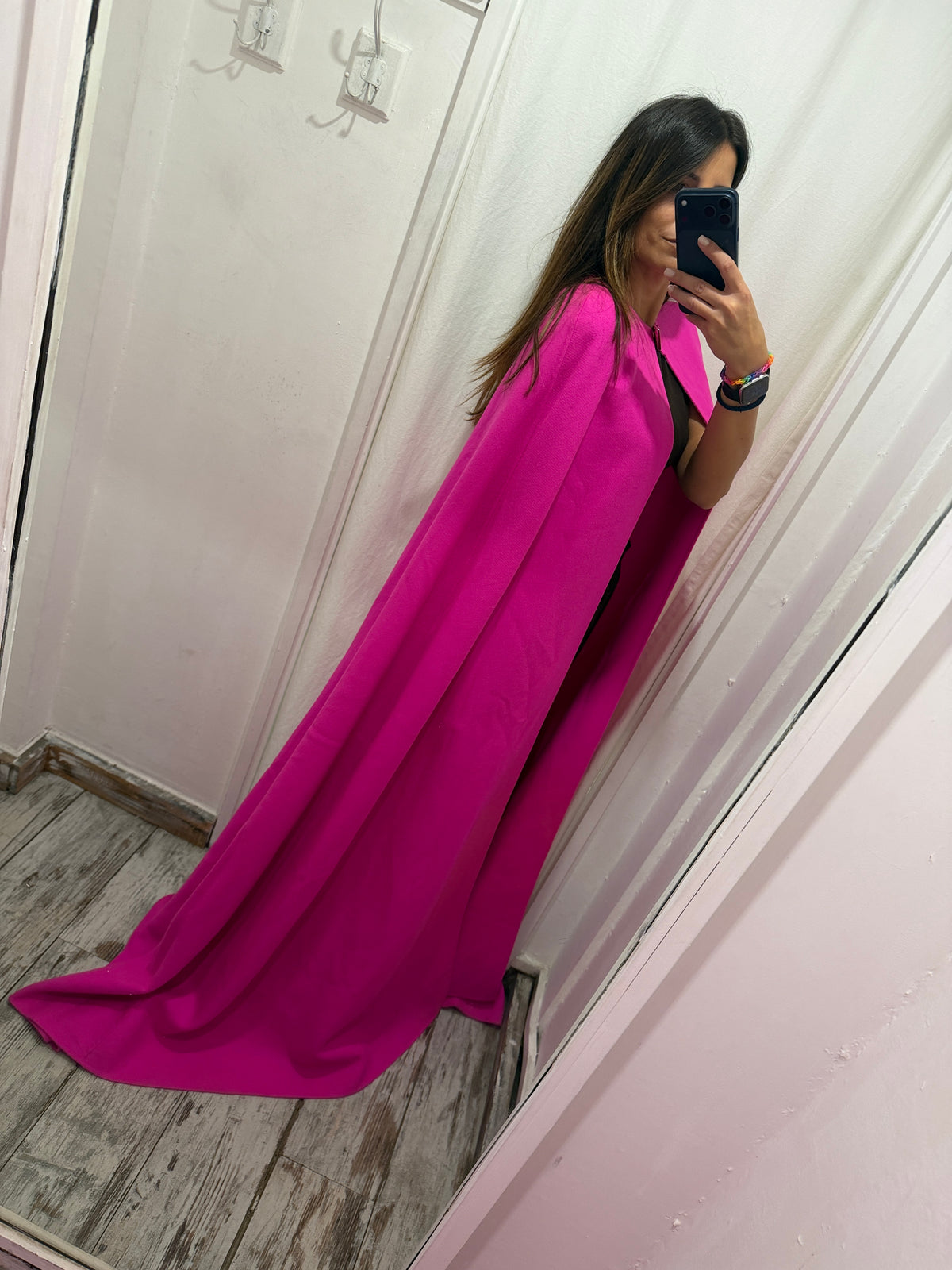 MANTELLA VALENTINO FUCSIA CON CODA