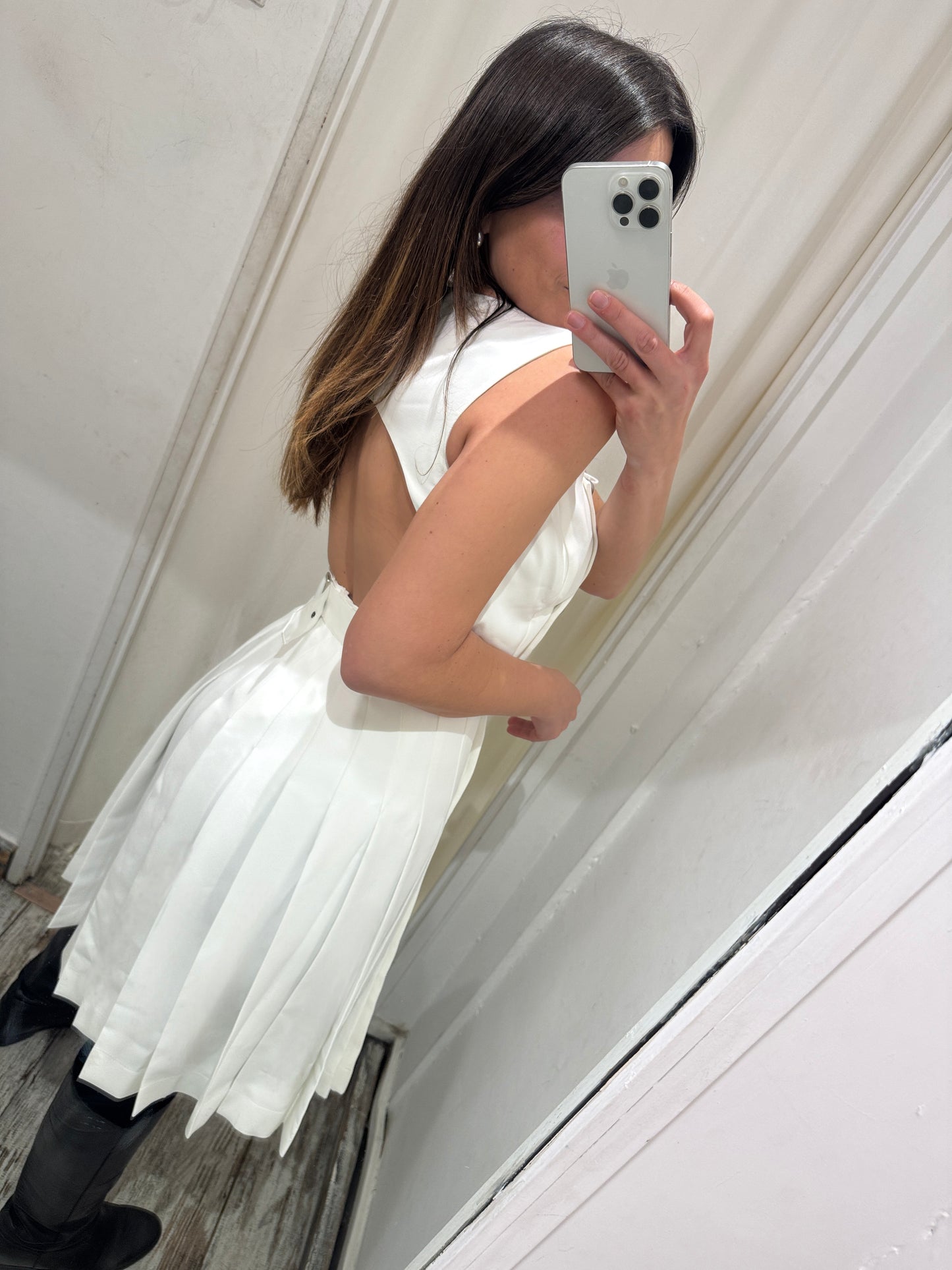 ABITO ERMANNO SCERVINO BIANCO DOPPIOPETTO