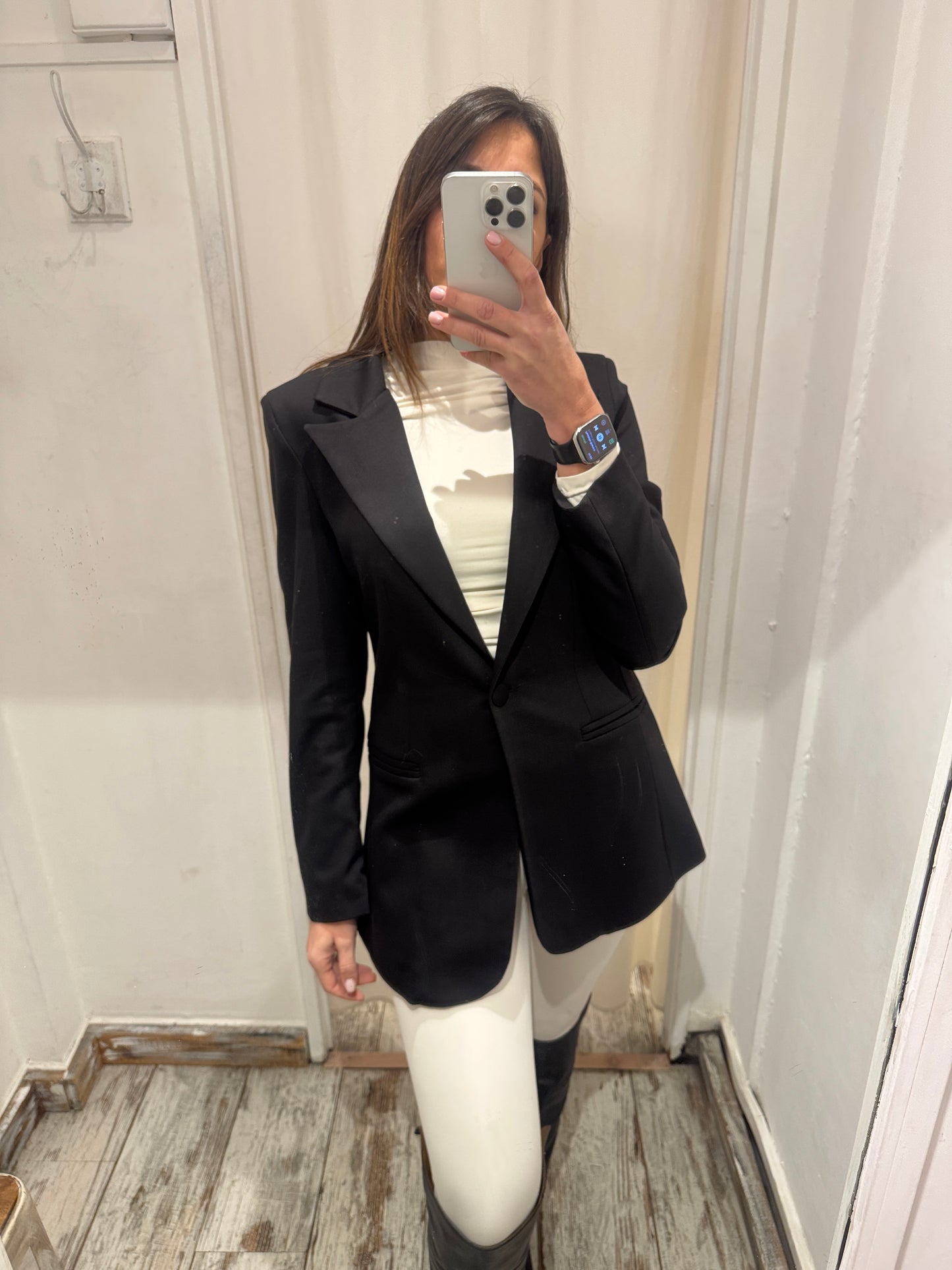 NEW COLLECTION - BLAZER LUNGO NERO