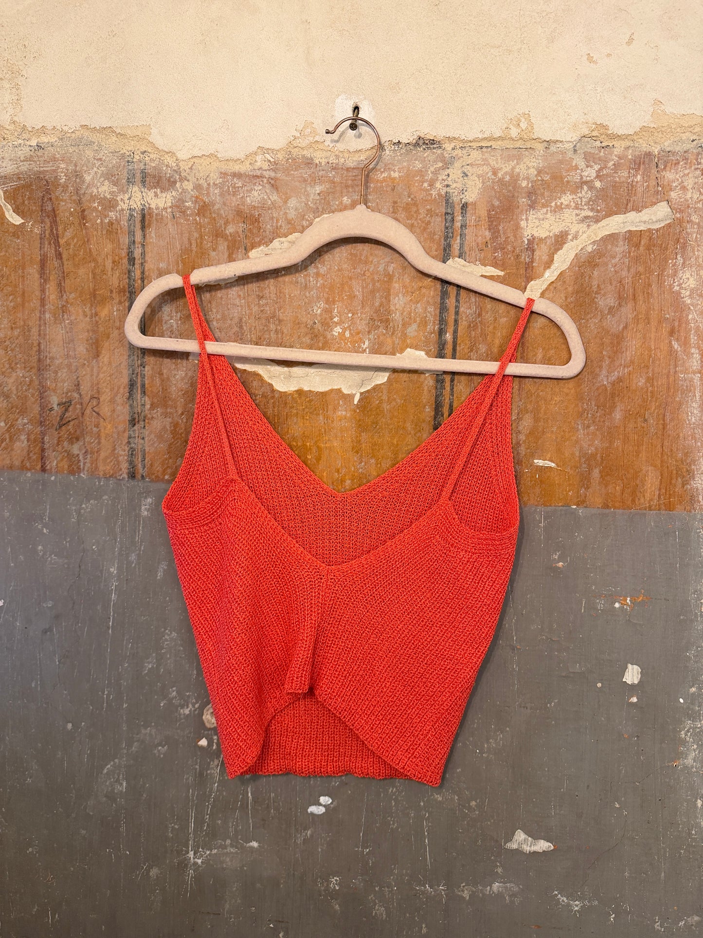 TOP CROP ARANCIONE