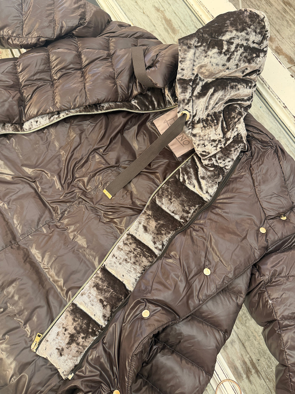 PIUMINO HERNO RESORT MARRONE