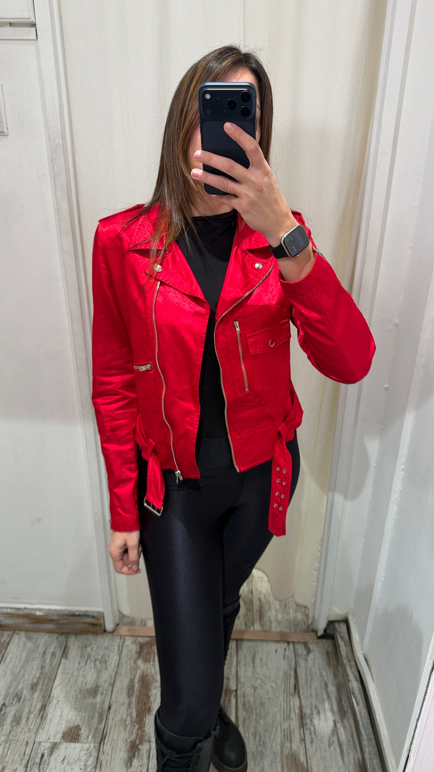 NEW COLLECTION - GIUBBINO MIU MIU ROSSO